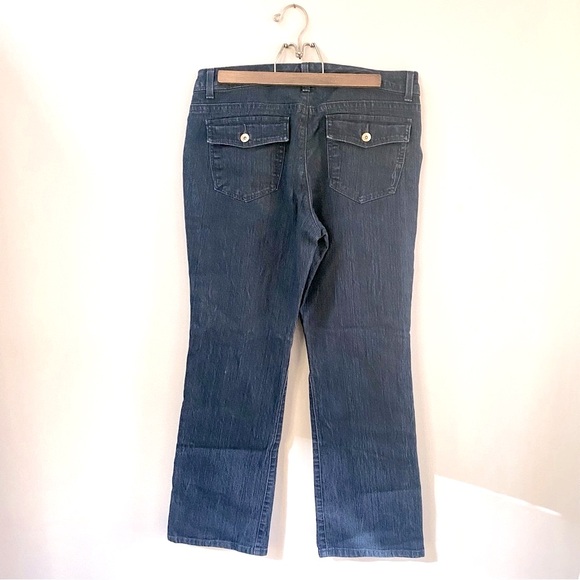 Style & Co Women’s Boot Cut Dark Wash Denim Jeans Size 12 - Picture 2 of 9